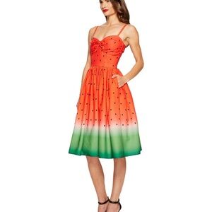 Watermelon Dress by Unique Vintage